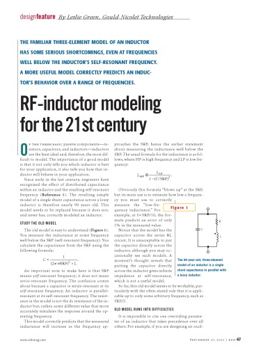 RF-inductor modeling for the 21st century