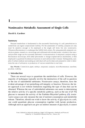Single Cell Diagnostics: Methods and Protocols (Methods in Molecular Medicine)