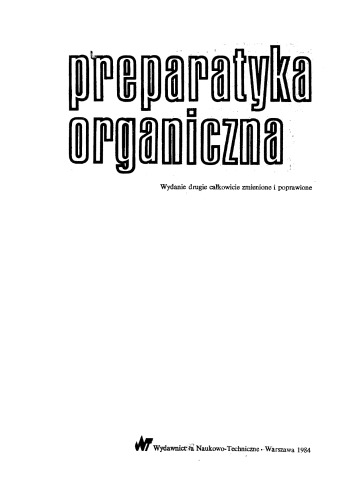 Preparatyka organiczna