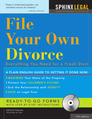 File Your Own Divorce, 7E : Everything You Need for a Fresh Start (How to File Your Own Divorce)