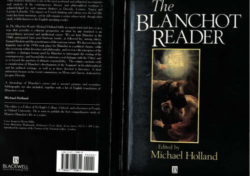 The Blanchot Reader (Blackwell Readers)