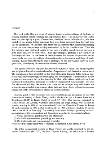 Brain Theory - Biological Basis and Computational Principles