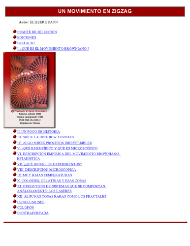 Un movimiento en zigzag