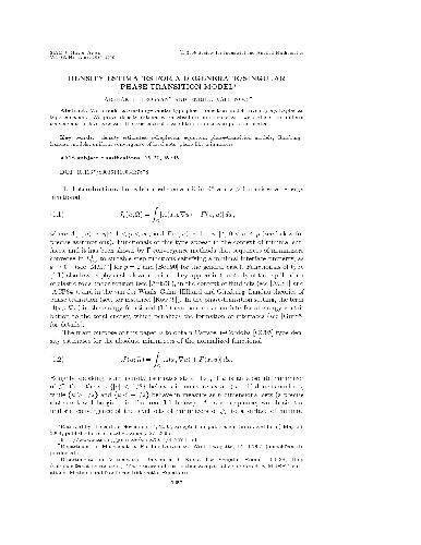 Density estimates for a degeneratesingular phase-transition model