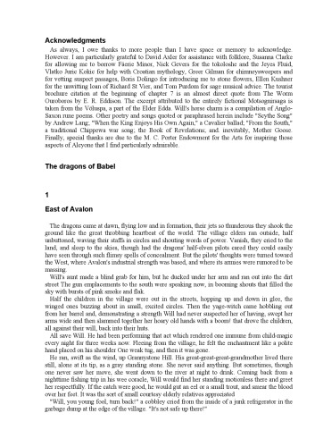 The Dragons of Babel (Tom Doherty Associates Book)