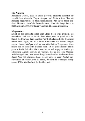 Die Nacht der Katzen