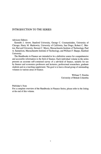 Handbook of Asset and Liability Management - Set, Volume 1 & 2