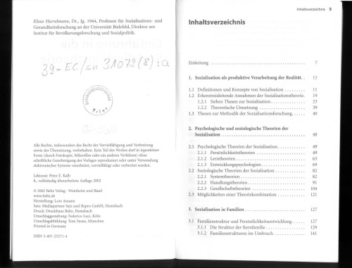 Einführung in die Sozialisationstheorie