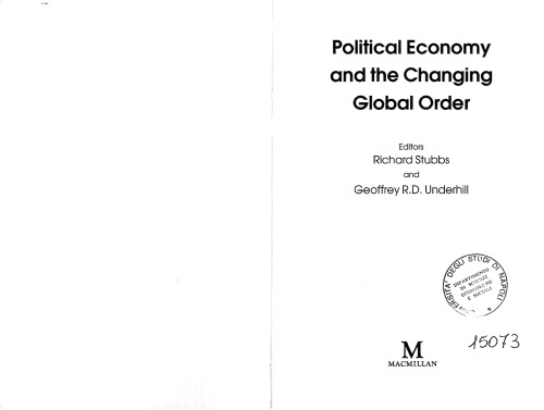 Political Economy and the Changing Global Order