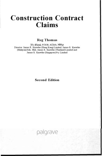 Construction Contract Claims