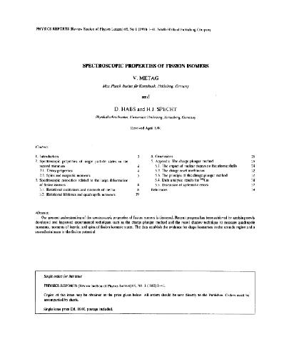 Physics Reports vol.65