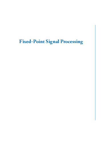 Fixed-point Signal Processors
