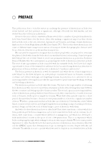 Australians in Italy: Contemporary Lives and Impressions