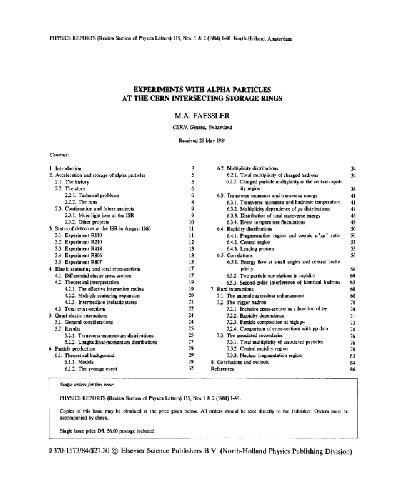 Physics Reports vol.115