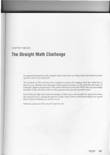 Kaplan GMAT 800, 2008-2009 Edition (Kaplan Gmat Advanced)