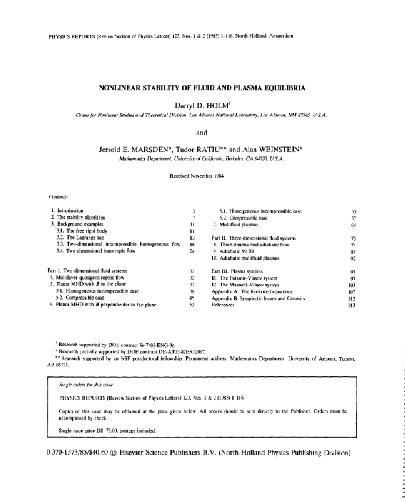 Physics Reports vol.123