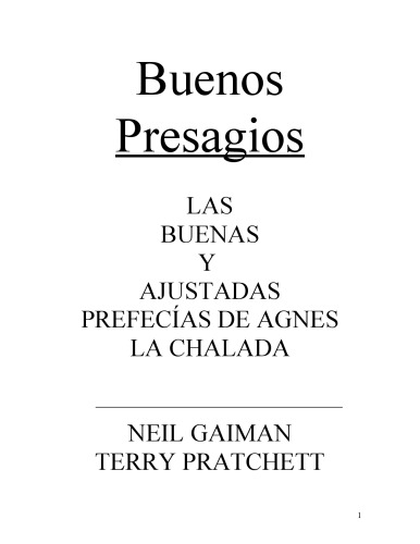 Buenos presagios