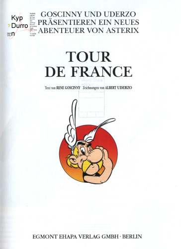Asterix Bd.6: Tour de France  GERMAN