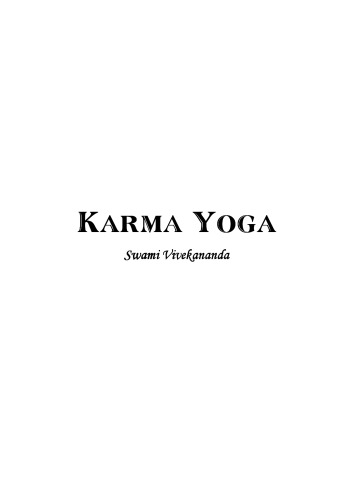 Karma Yoga