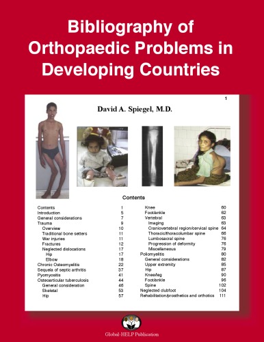 Bibliography of Orthopaedic Problems in Developing Countries