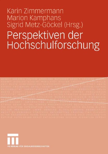 Perspektiven der Hochschulforschung