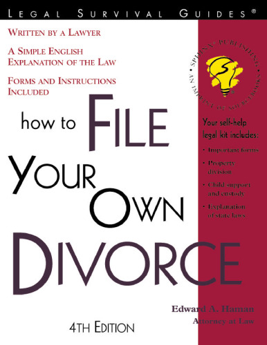 How to File Your Own Divorce: With Forms (Legal Survival Guides)