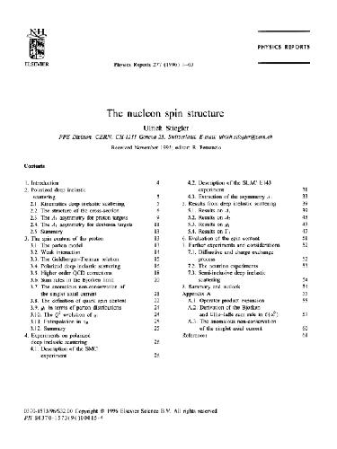 Physics Reports vol.277