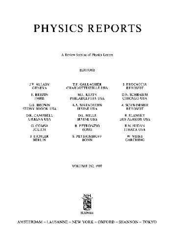 Physics Reports vol.282