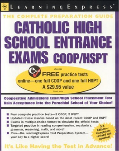 Catholic High School Entrance Exam, COOP HSPT, 3rd Edition