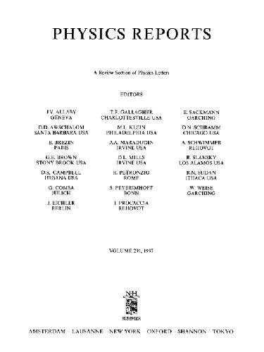 Physics Reports vol.291