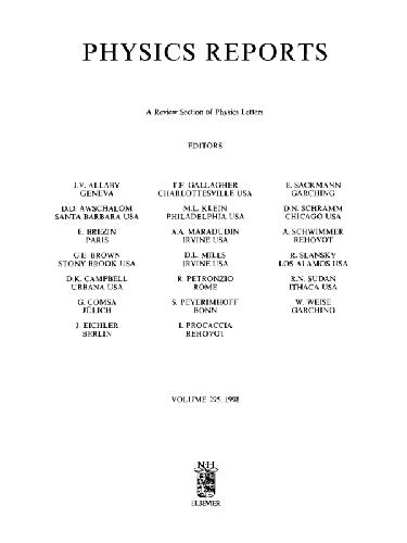 Physics Reports vol.295