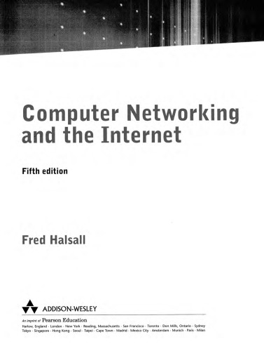 Computer Networking and the Internet (5th Edition)