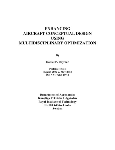 Enhancing Aircraft Conceptual Design Using Multidisciplinary Optimization
