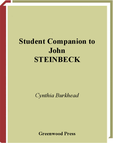 Student Companion to John Steinbeck: (Student Companions to Classic Writers)