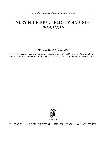 Physics Reports vol.346