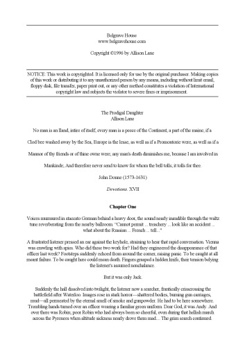 The Prodigal Daughter (Signet Regency Romance)