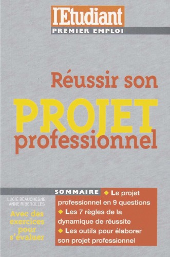 Rédiger son projet professionnel