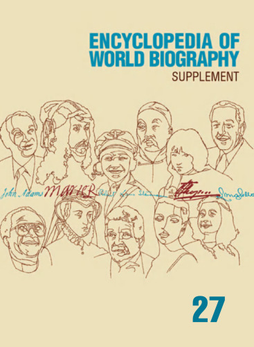 Encyclopedia of World Biography, Supplement Volume 27 (Encyclopedia of World Biography Supplement)