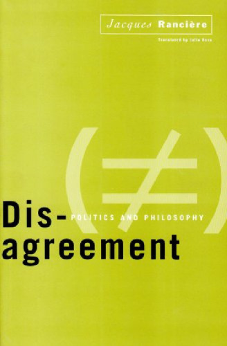 Disagreement: Politics And Philosophy