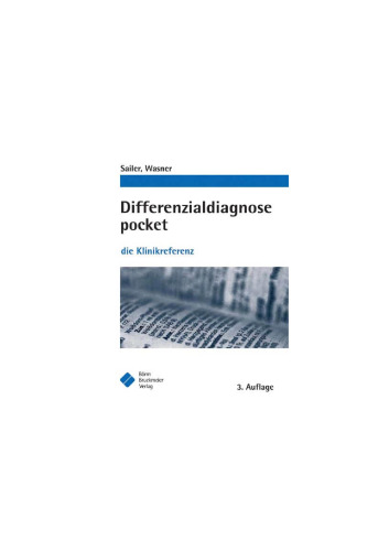 Differentialdiagnose pocket - die Klinikreferenz 3.Auflage