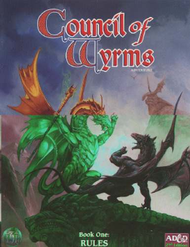 Council of Wyrms (AD&D 2nd Ed Fantasy Roleplaying, 3bks+3maps+12RefCards)