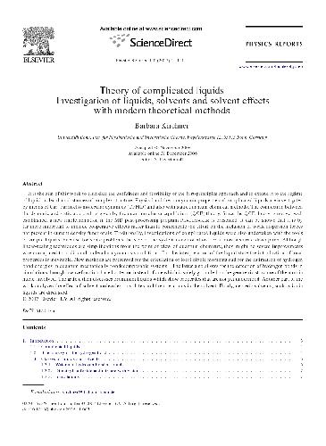 Physics Reports vol.439
