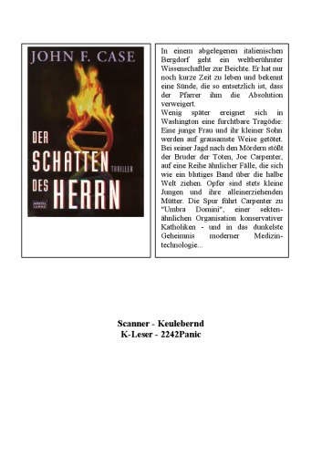 Der Schatten des Herrn