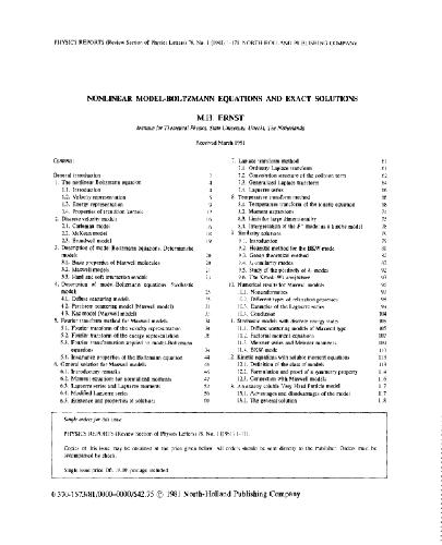 Physics Reports vol.78