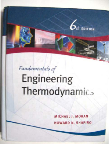 Fundamentals of Engineering Thermodynamics; 6 edition