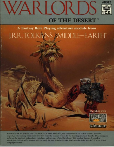 Warlords of the Desert (Middle Earth Role Playing MERP, No. 8012)