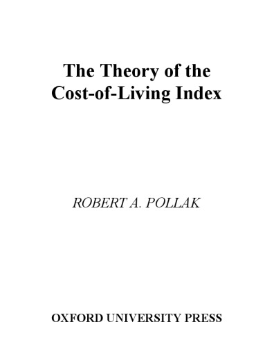 The Theory of the Cost-of-Living Index