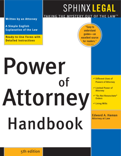 Power of Attorney Handbook 5th Edition