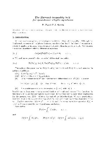 The harnack inequality in R^2 for quasilinear elliptic equations