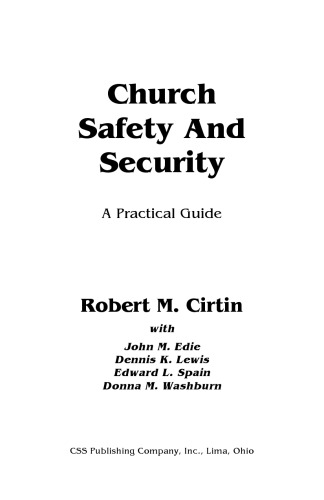 Church Safety and Security: A Practical Guide